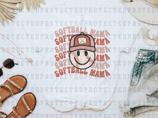 SOFTBALL MAMA - DTF TRANSFER