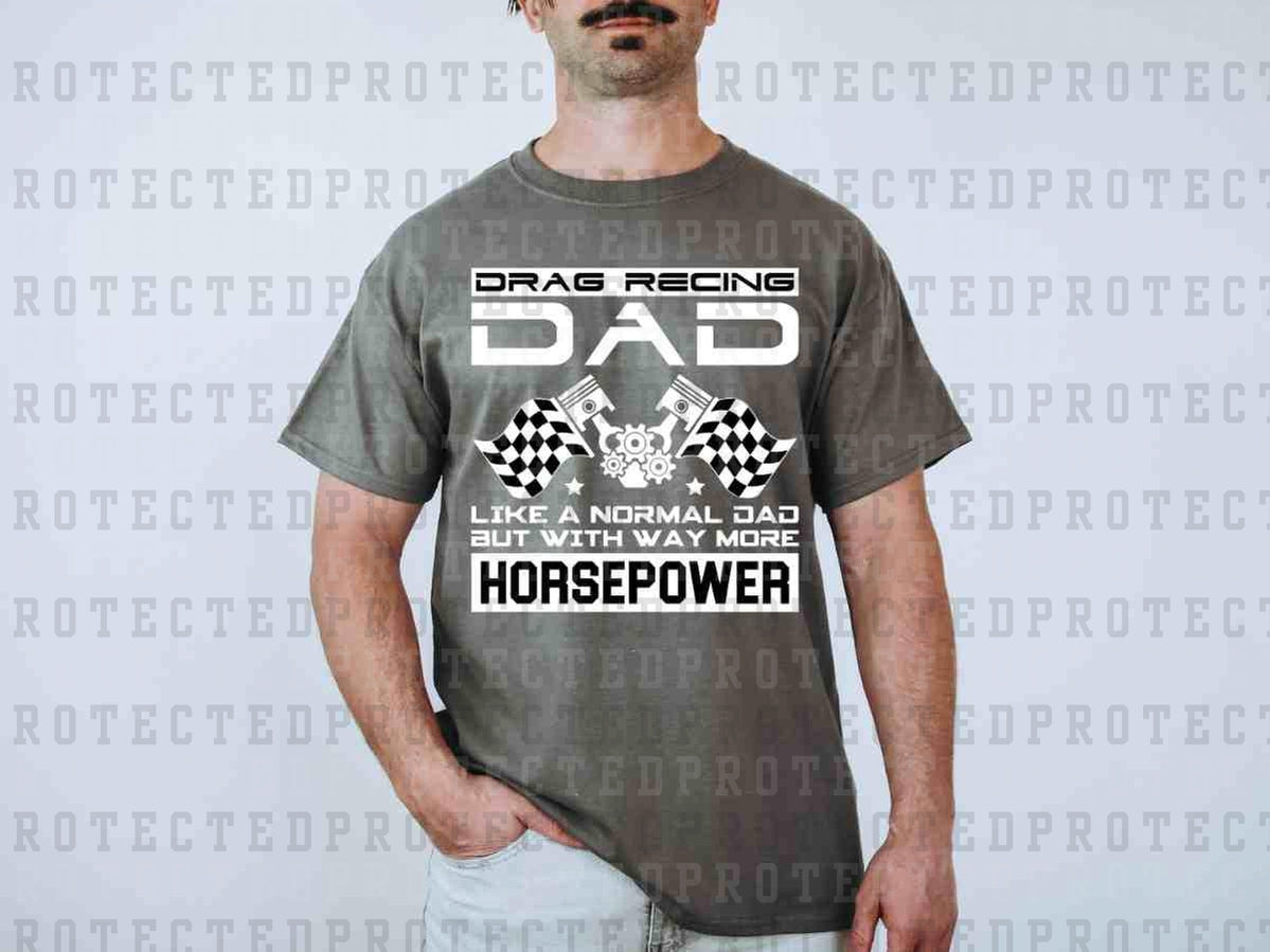 DRAG RACING DAD - DTF TRANSFER