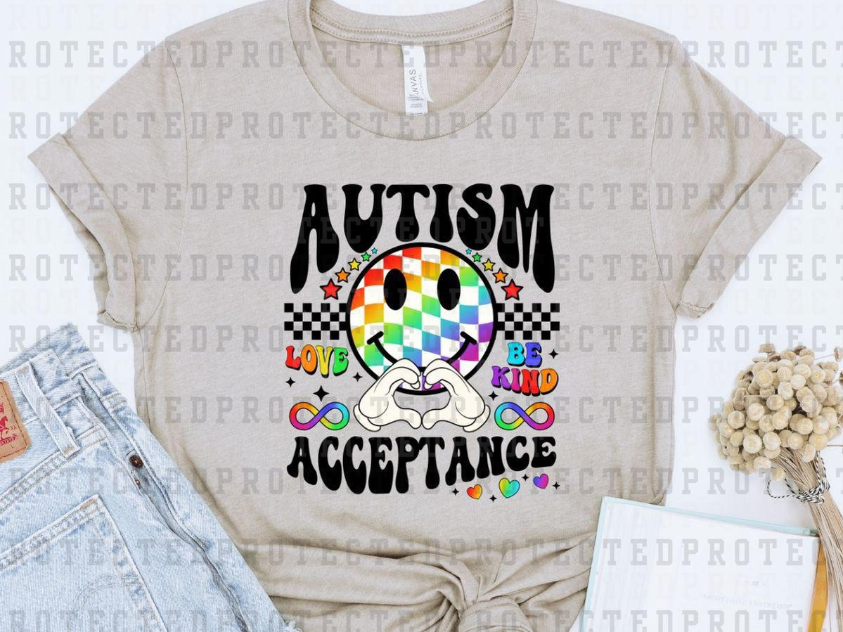 AUTISM ACCEPTANCE CHECKER - DTF TRANSFER