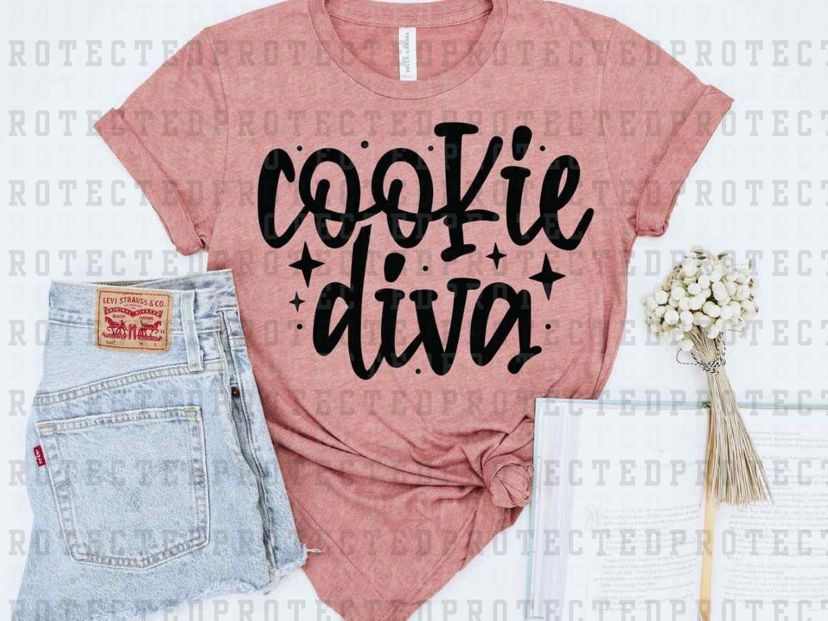 COOKIE DIVA *SINGLE COLOR* - DTF TRANSFER