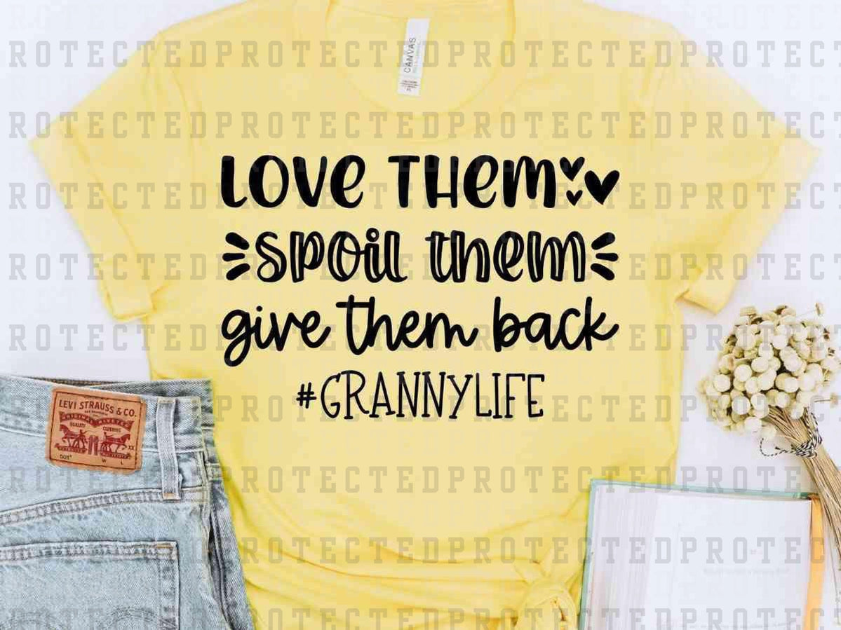 GRANNY LIFE *SINGLE COLOR* - DTF TRANSFER