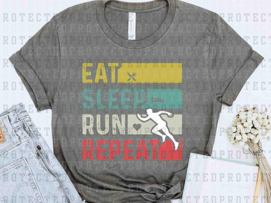 EAT SLEEP RUN REPEAT - DTF TRANSFER