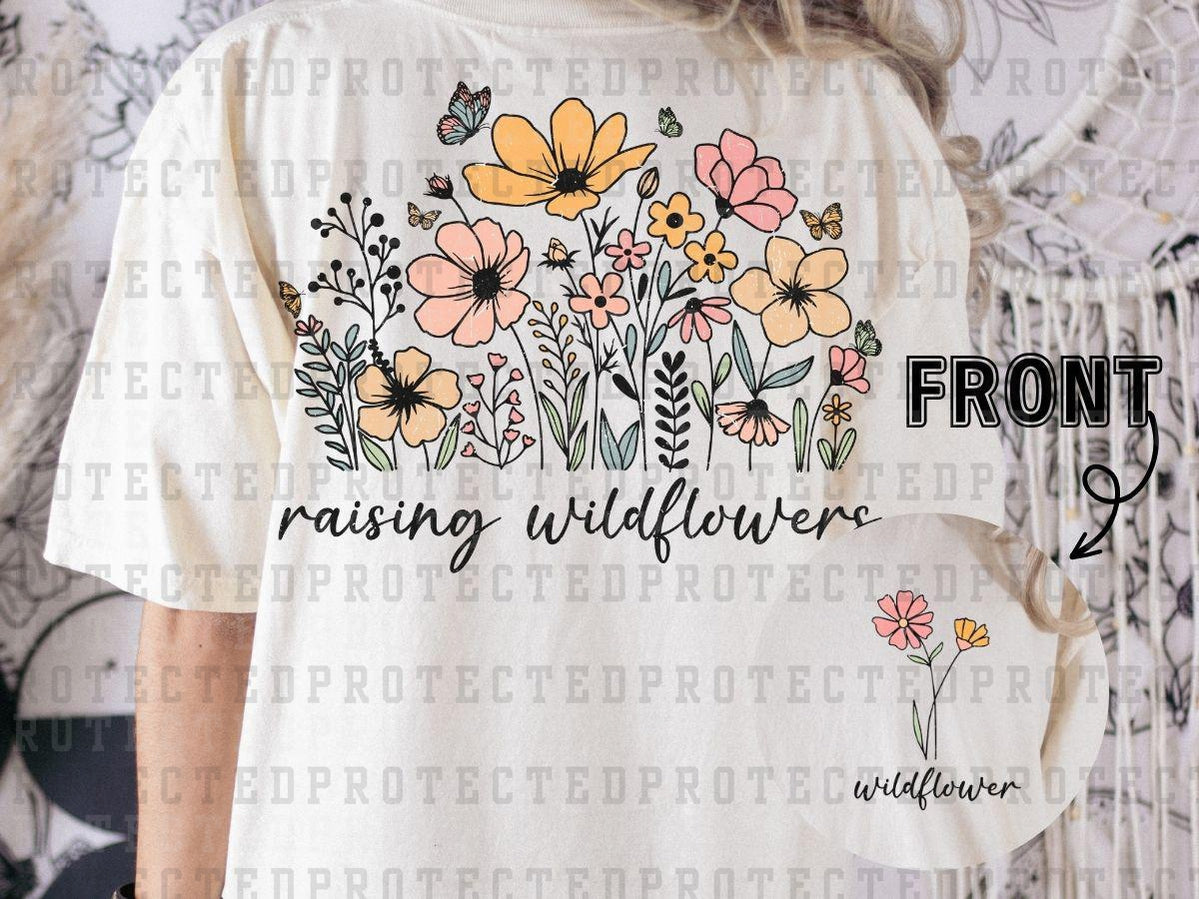 RAISING WILDFLOWERS (POCKET/BACK) - DTF TRANSFER