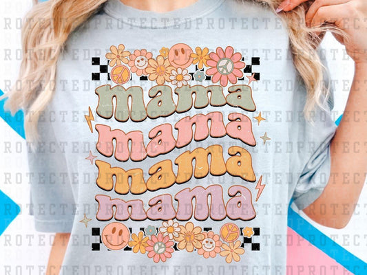 GROOVY MAMA x4  - DTF TRANSFER