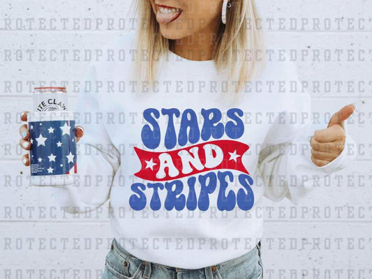 STARS AND STRIPES - DTF TRANSFER