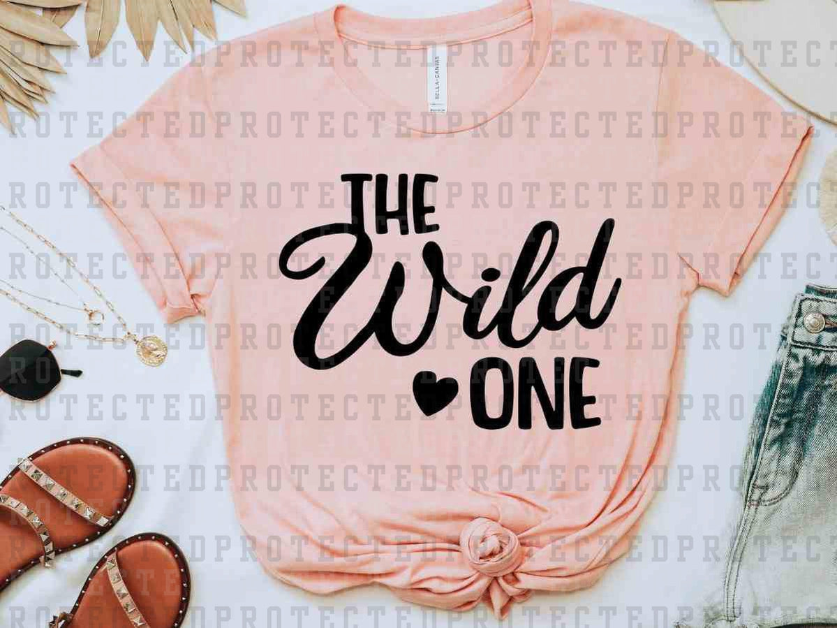 THE WILD ONE *SINGLE COLOR* - DTF TRANSFER