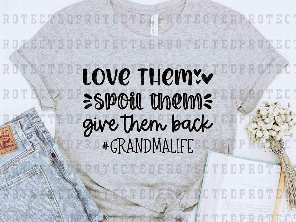 GRANDMA LIFE *SINGLE COLOR* - DTF TRANSFER