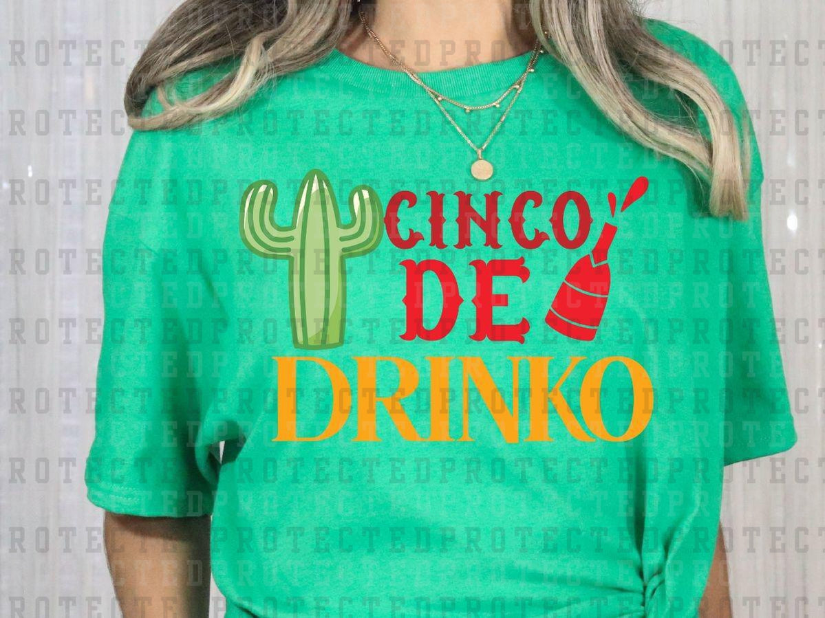 CINCO DE DRINKO - DTF TRANSFER