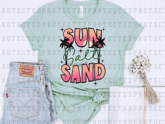 SUN AND SAND DISTRESSED - DTF TRANSFER