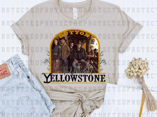 YELLOWSTONE ONE FAMILY ONE BRAND - DTF TRANSFER