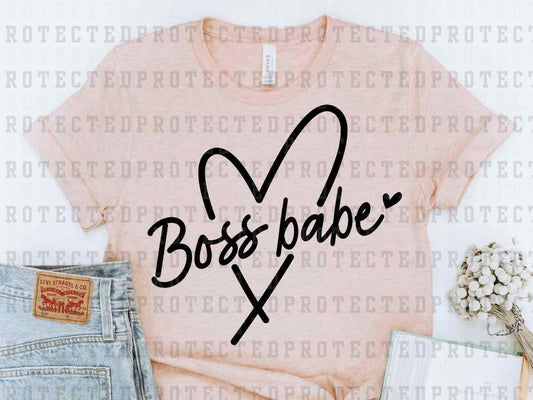 BOSS BABE *SINGLE COLOR* - DTF TRANSFER