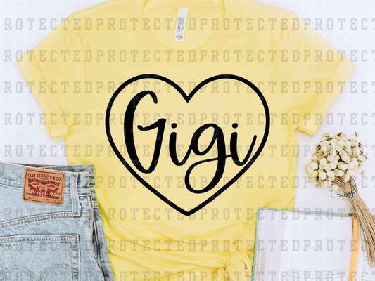 GIGI *SINGLE COLOR* - DTF TRANSFER