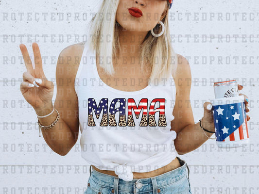 PATRIOTIC MAMA LEO - DTF TRANSFER