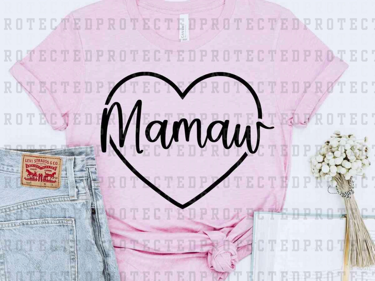 MAMAW *SINGLE COLOR* - DTF TRANSFER