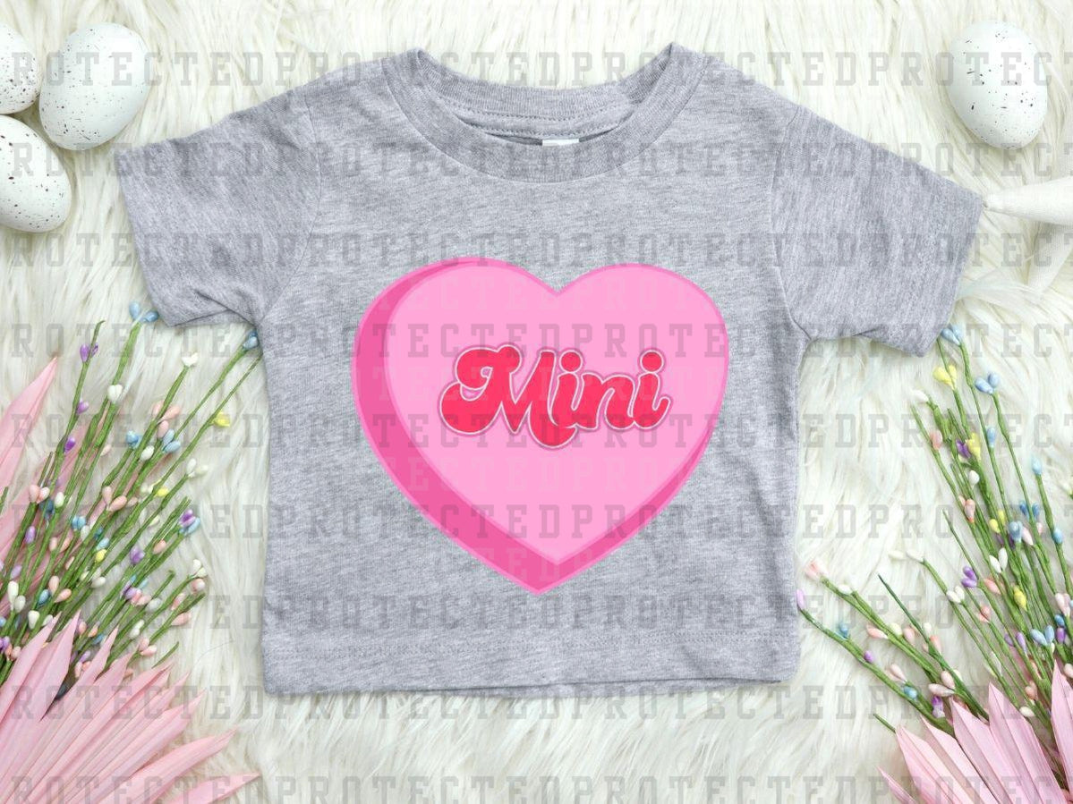 MINI PINK HEART - DTF TRANSFER