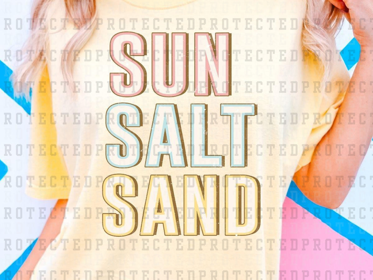 SUN SALT SAND VARSITY - DTF TRANSFERS