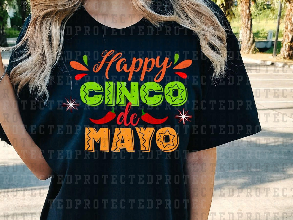 HAPPY CINCO DE MAYO - DTF TRANSFER