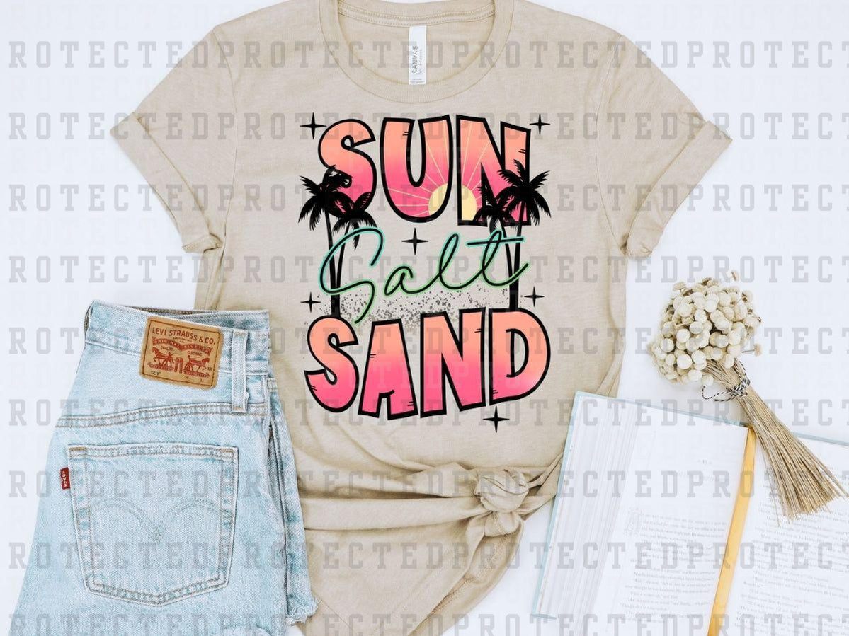 SUN AND SAND NON-DISTRESSED - DTF TRANSFER