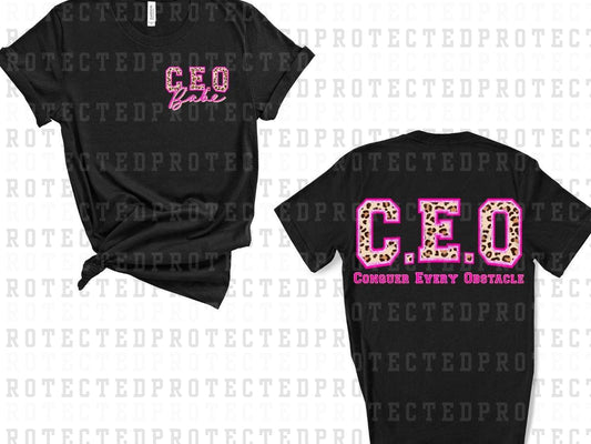 CEO BABE (POCKET/BACK)- DTF TRANSFER