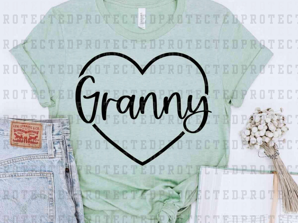 GRANNY *SINGLE COLOR* - DTF TRANSFER