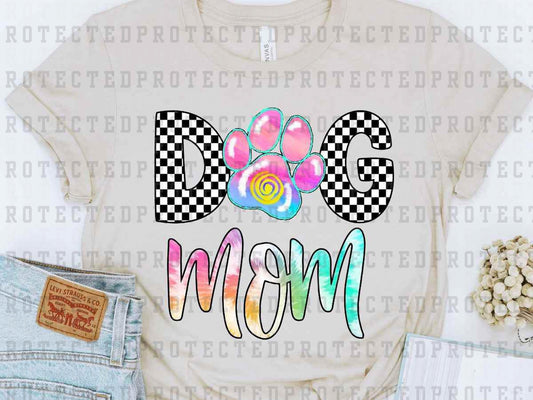 DOG MOM TIEDYE - DTF TRANSFER