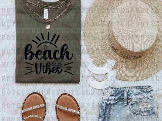 BEACH VIBES *SINGLE COLOR* - DTF TRANSFER