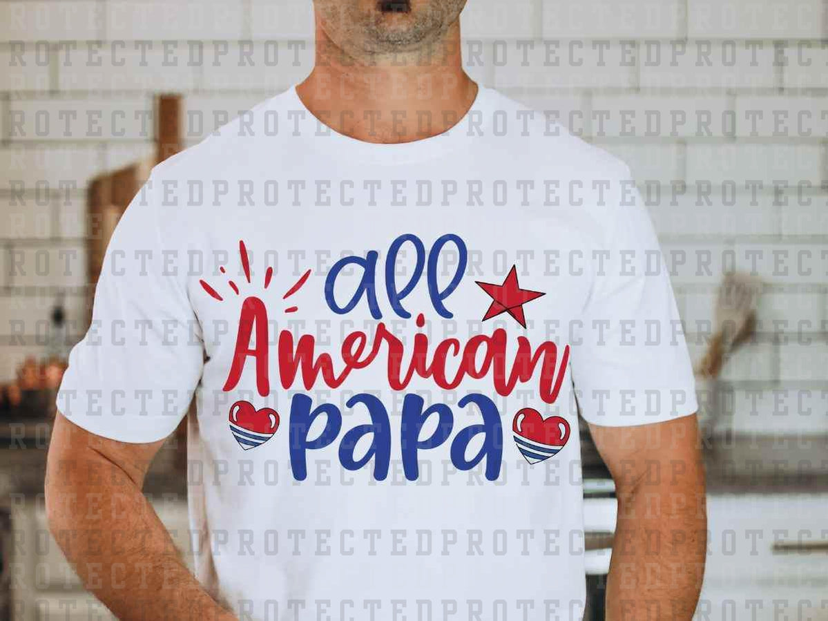 ALL AMERICAN PAPA - DTF TRANSFER