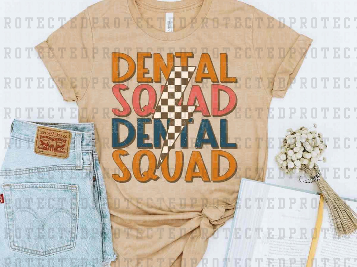 DENTAL SQUAD LIGHTNING - DTF TRANSFER