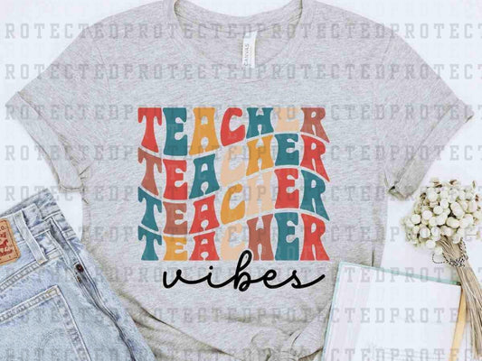 TEACHER x4 VIBES - DTF TRANSFER