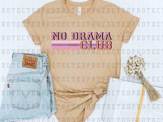 NO DRAMA CLUB - DTF TRANSFER