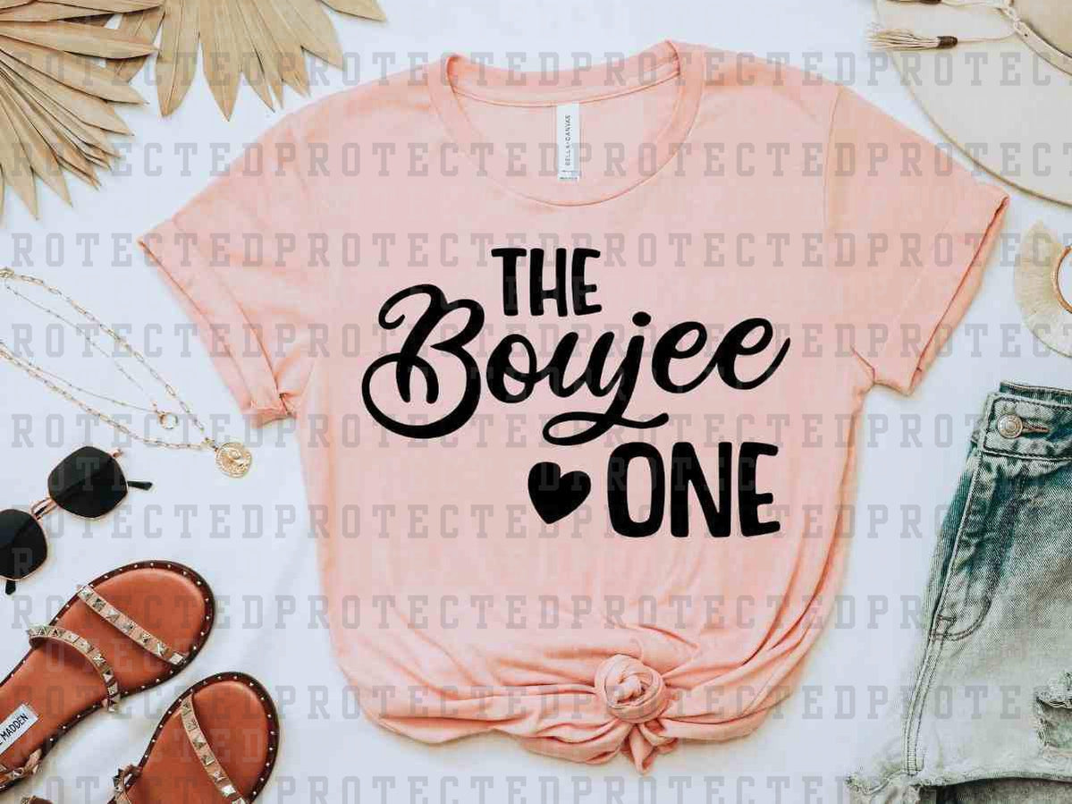 THE BOUJEE ONE *SINGLE COLOR* - DTF TRANSFER