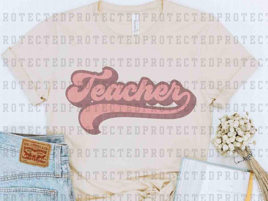 TEACHER PINK - DTF TRANSFER