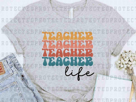 TEACHER x4 LIFE - DTF TRANSFER