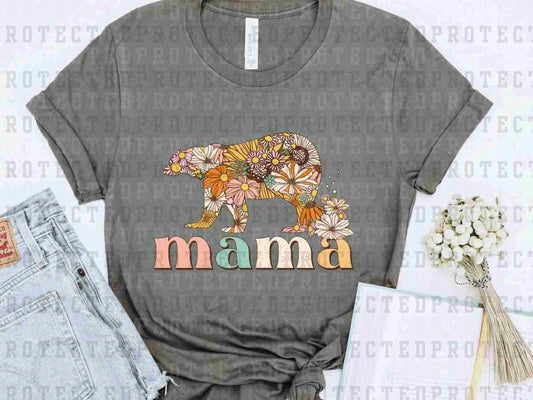 MAMA BEAR BOHO FLORAL - DTF TRANSFER