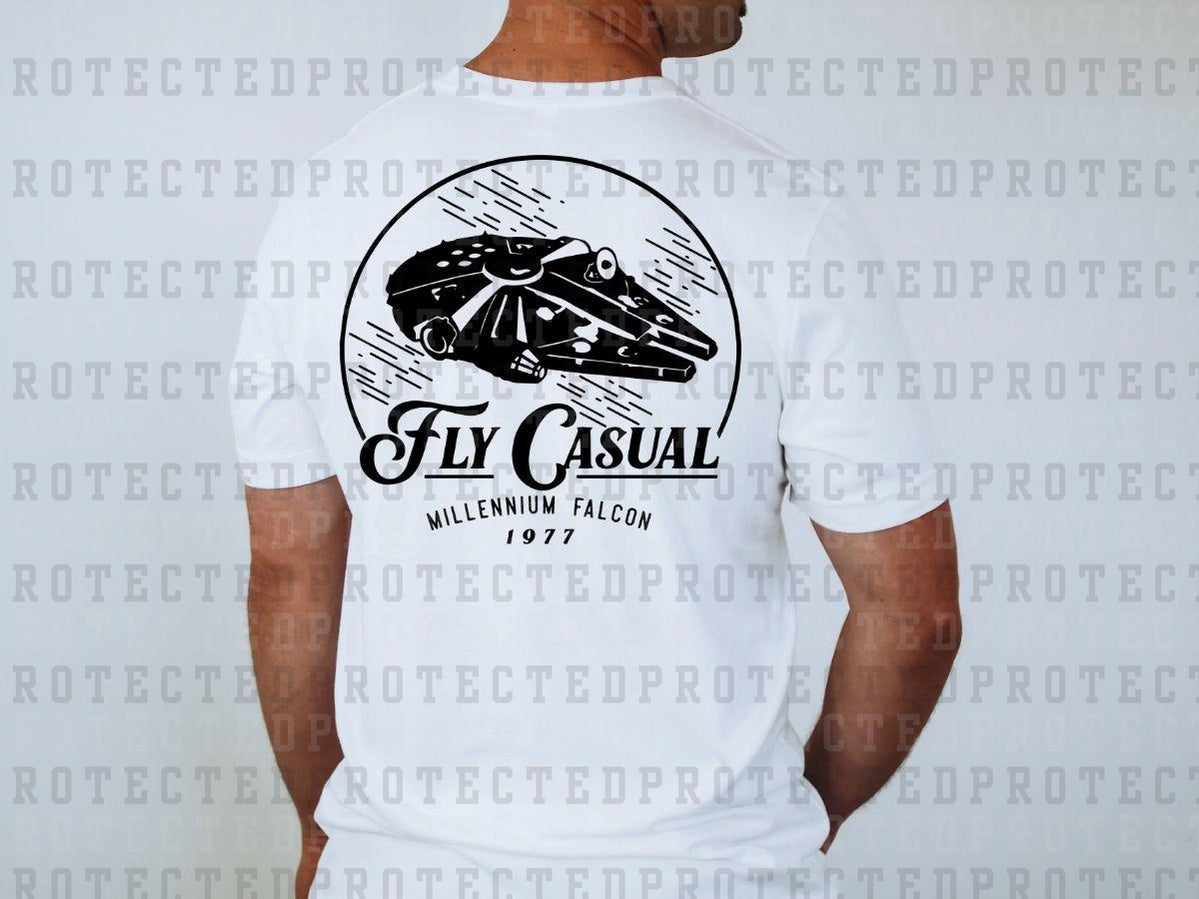 FLY CASUAL *SINGLE COLOR* - DTF TRANSFER