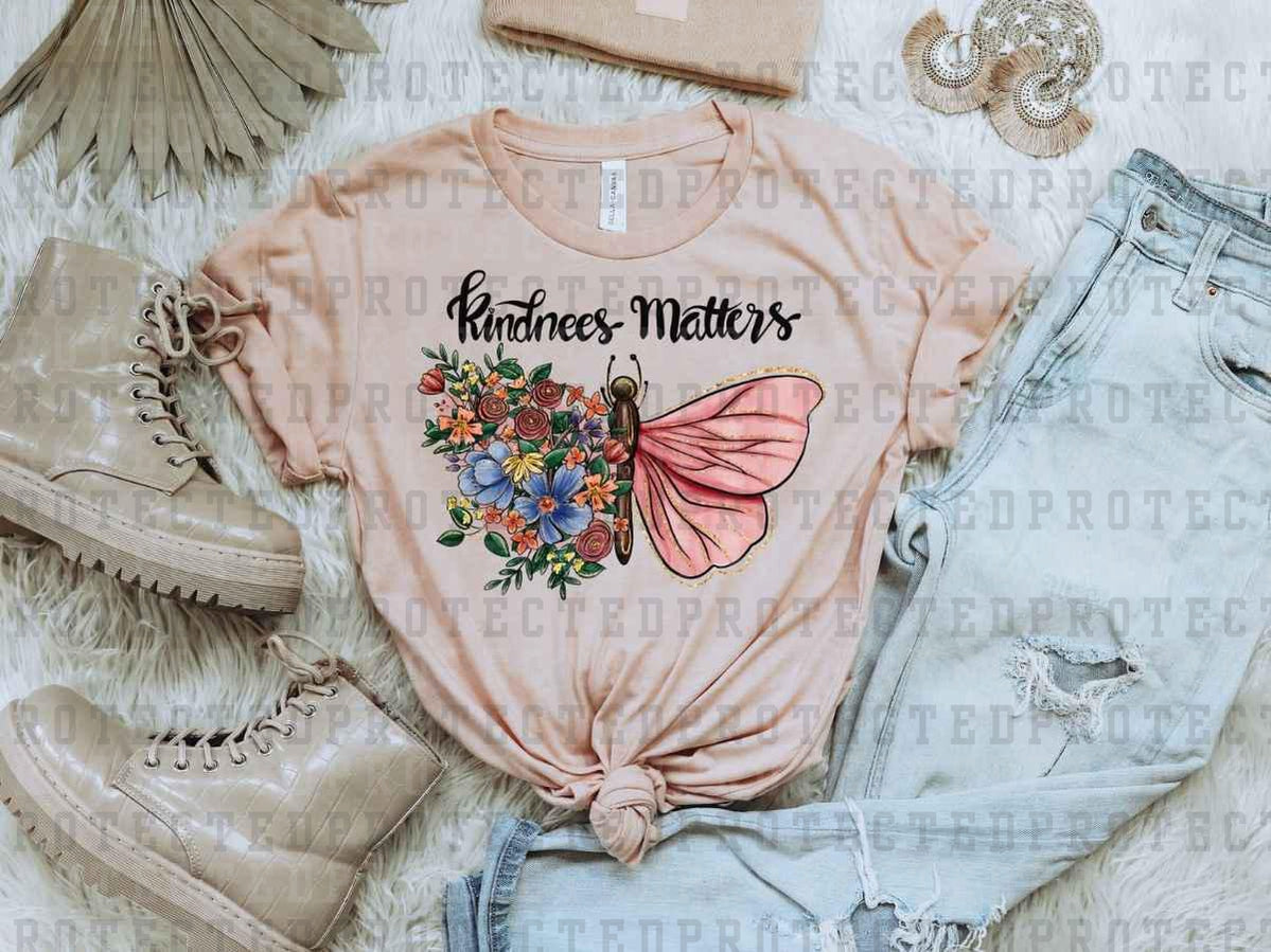 KINDNESS MATTERS BUTTERFLY - DTF TRANSFER