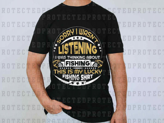 THIS IS MY LUCKY FISHING SHIRT - DTF TRANSFER