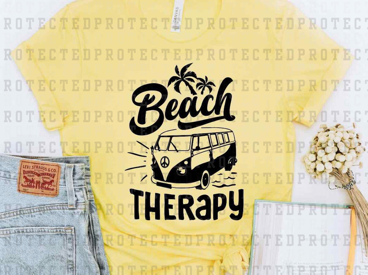 BEACH THERAPY *SINGLE COLOR* - DTF TRANSFER