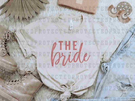 THE BRIDE *SINGLE COLOR* - DTF TRANSFER