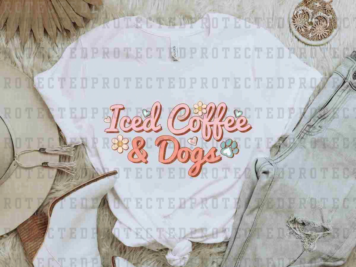 ICED COFFEE & DOGS - DTF TRANSFER