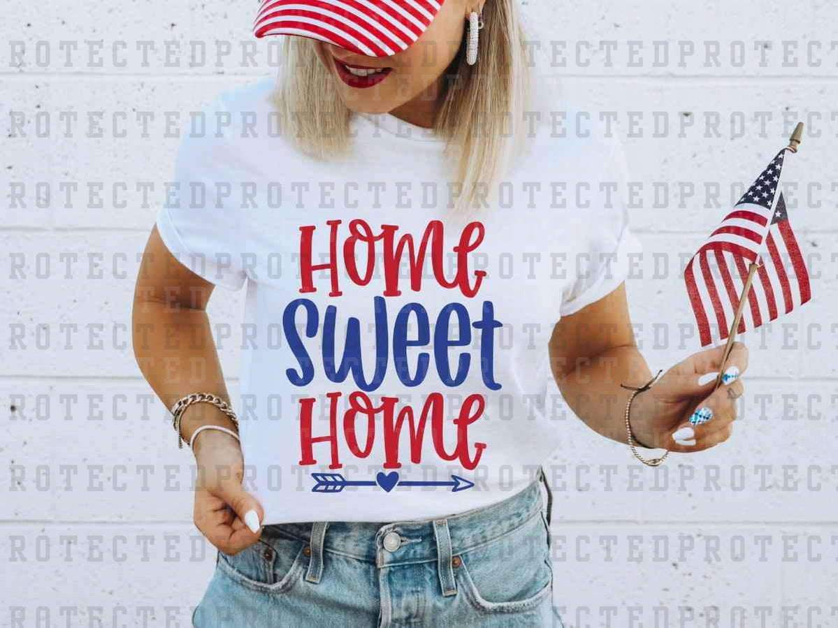 HOME SWEET HOME AMERICANA - DTF TRANSFER