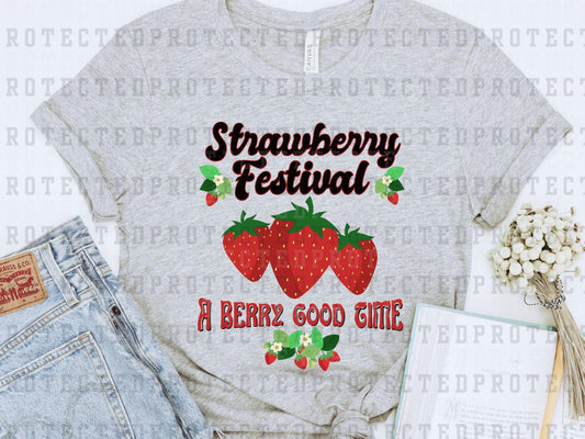 STRAWBERRY FESTIVAL - DTF TRANSFER