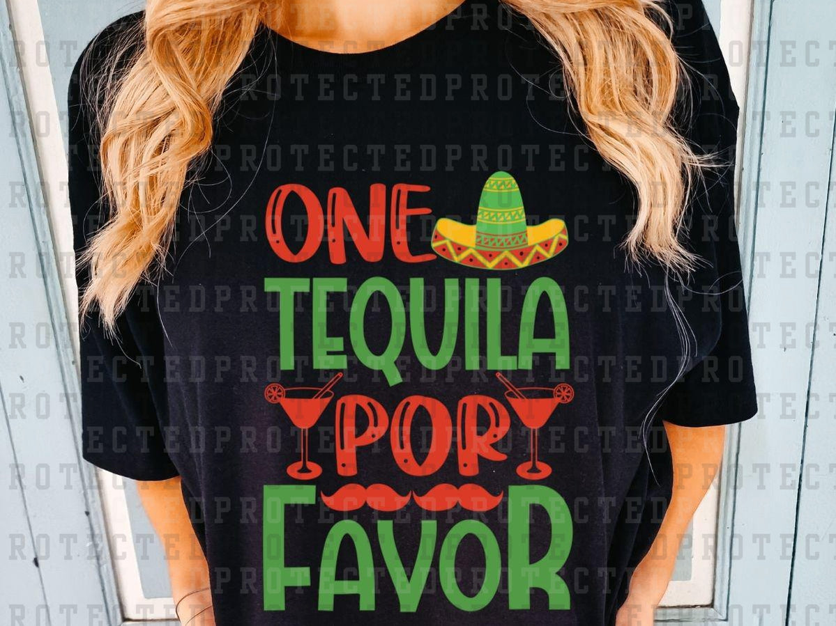 ONE TEQUILA POR FAVOR - DTF TRANSFER