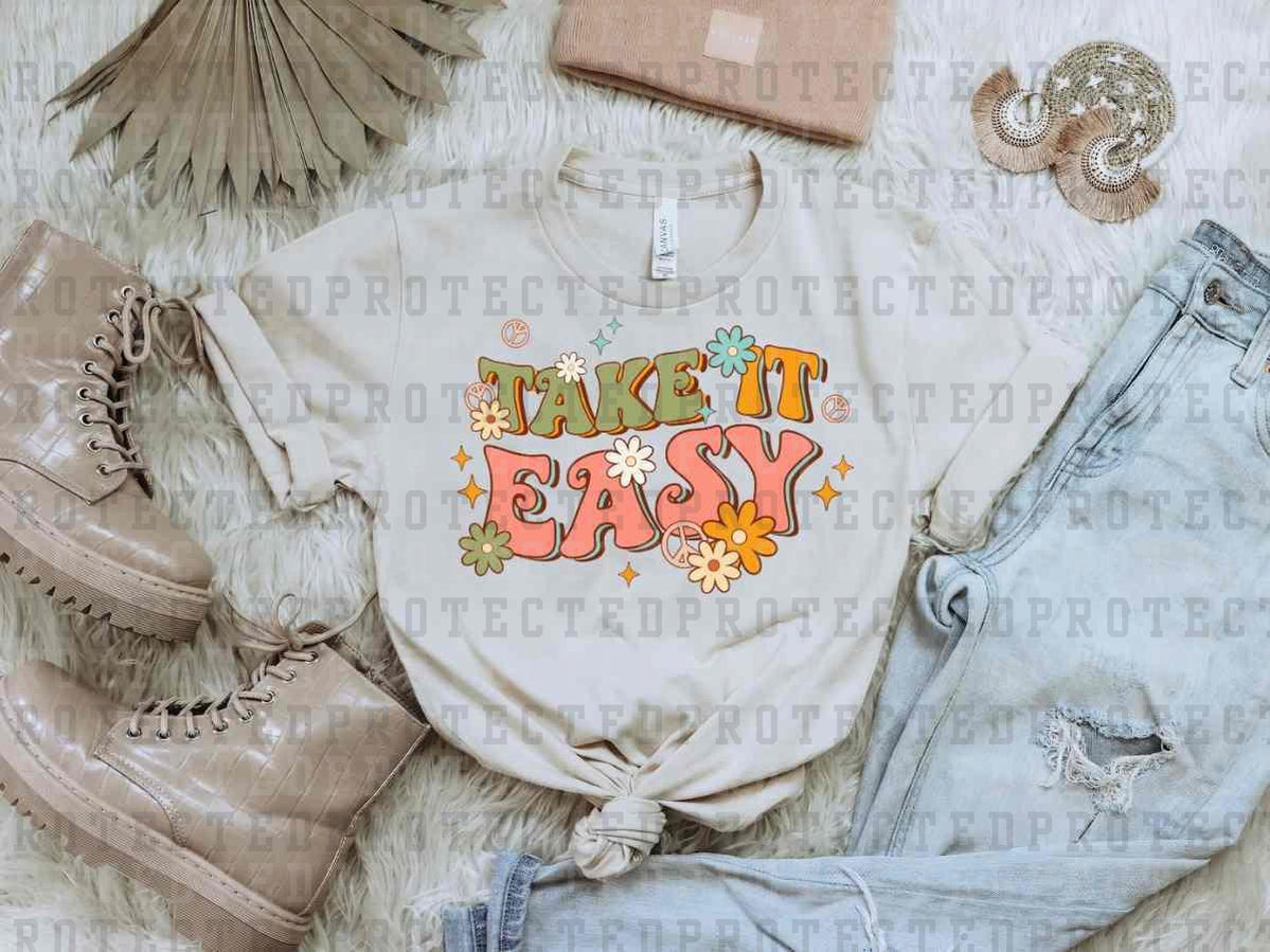 TAKE IT EASY - DTF TRANSFER