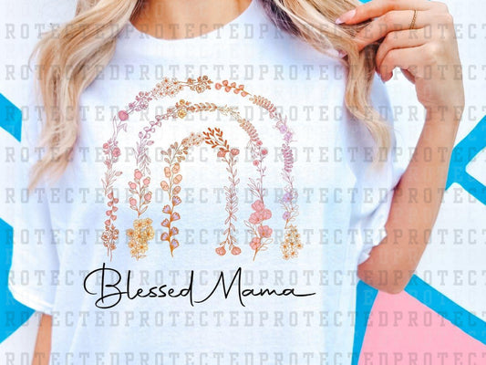 BLESSED MAMA - DTF TRANSFER