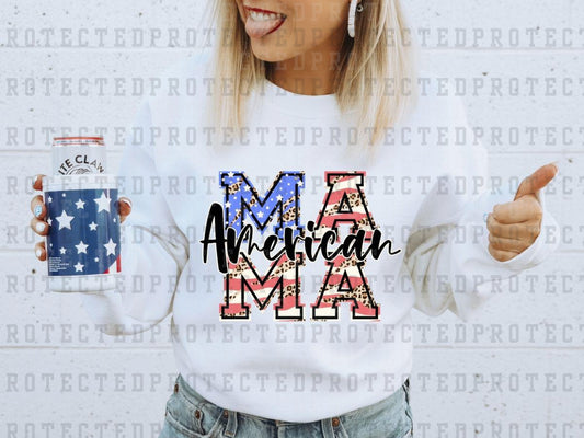 AMERICAN MAMA STACK FLAG - DTF TRANSFER