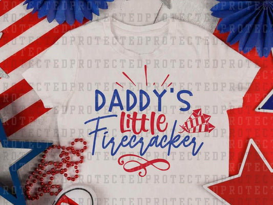 DADDYS LITTLE FIRECRACKER - DTF TRANSFER