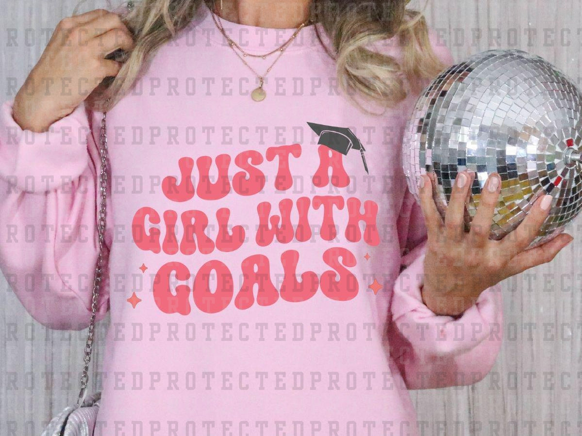 JUST A GIRL WITH GOALS - DTF TRANSFER