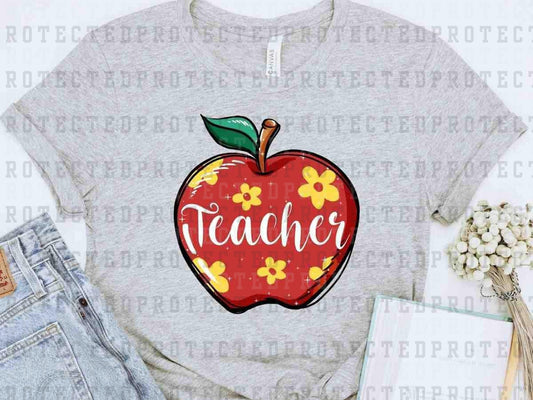 TEACHER APPLE - DTF TRANSFER