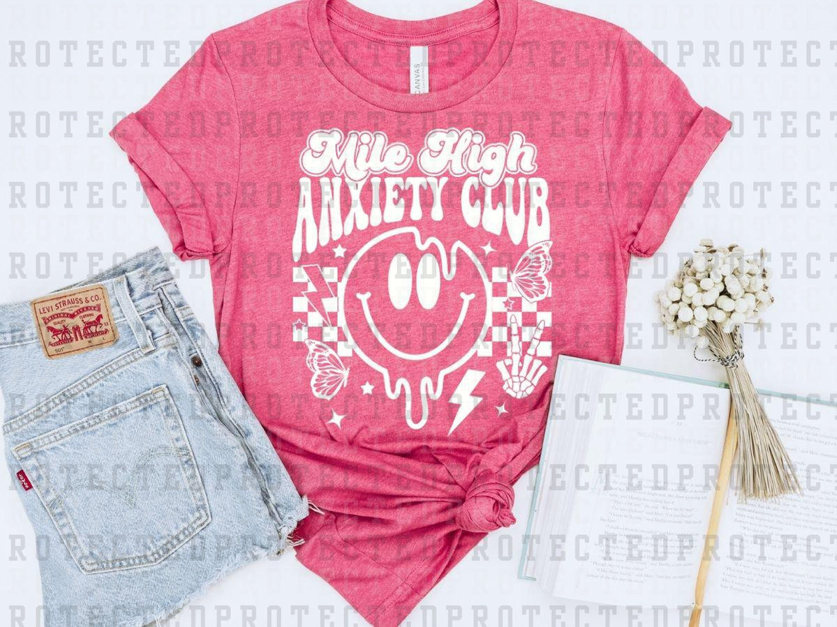 MILE HIGH ANXIETY CLUB *SINGLE COLOR* - DTF TRANSFER